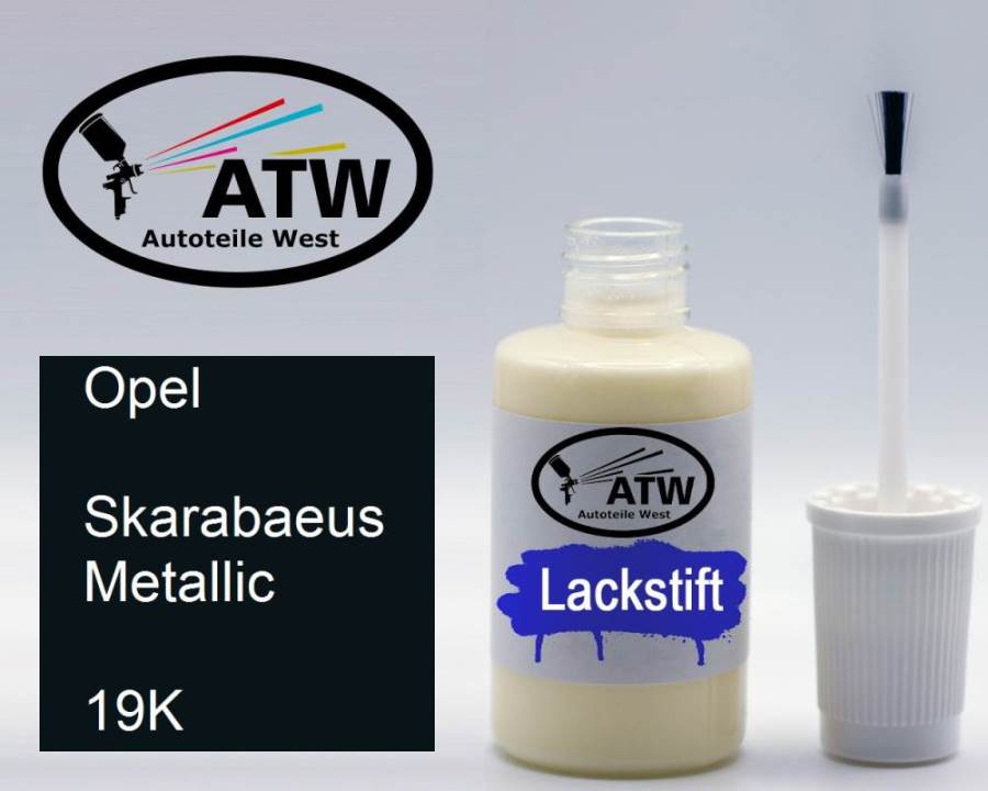 Opel, Skarabaeus Metallic, 19K: 20ml Lackstift, von ATW Autoteile West.